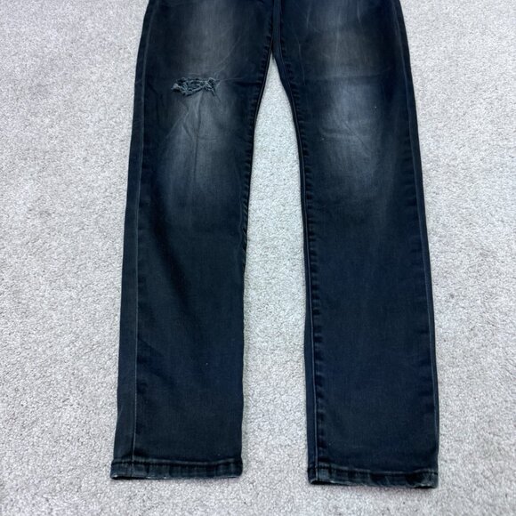 Kut From The Kluth Jeans Women’s Black Distressed Skinny Pockets Size 2 - Picture 8 of 11